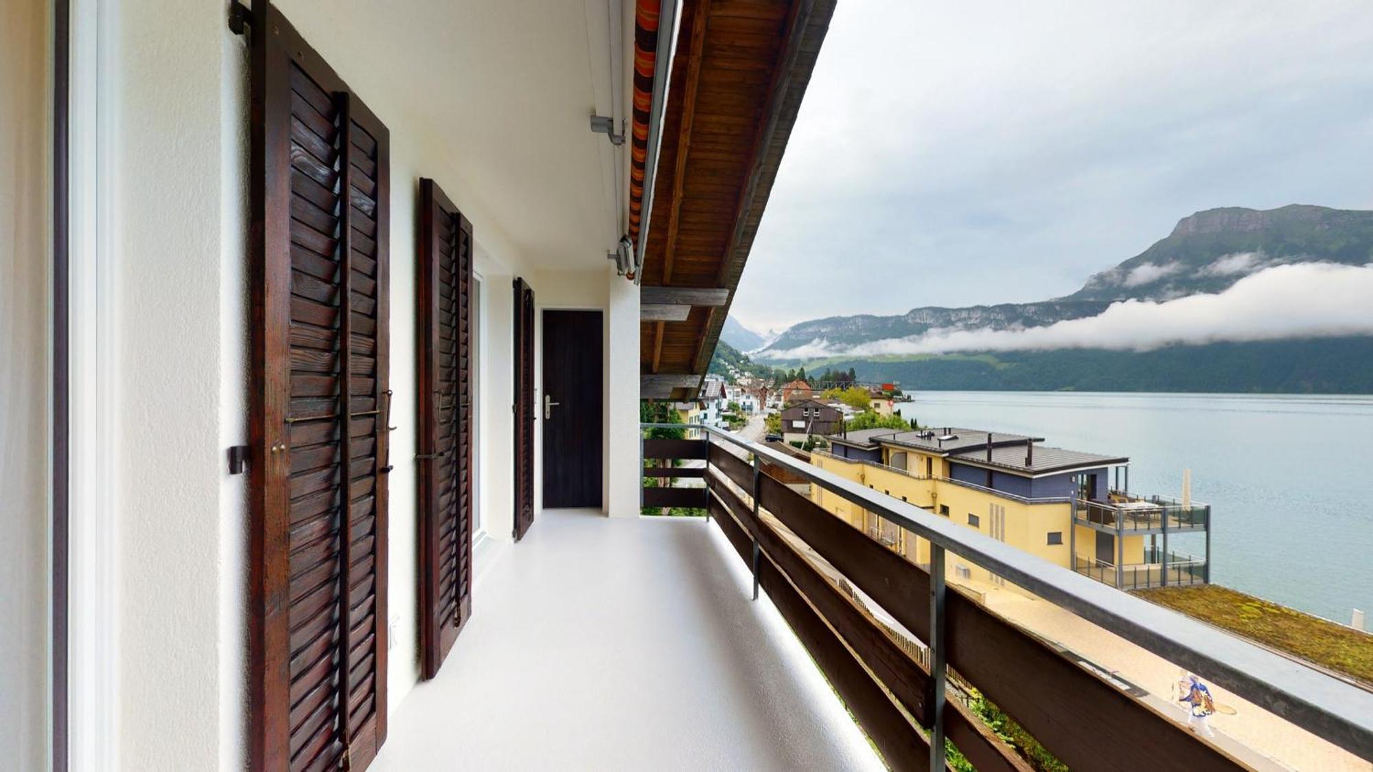 Modern And Charming Apartment On The Shores Of Lake Lucerne ゲルサウ エクステリア 写真
