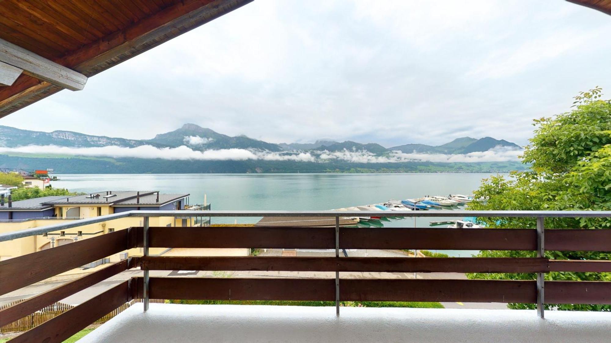 Modern And Charming Apartment On The Shores Of Lake Lucerne ゲルサウ エクステリア 写真